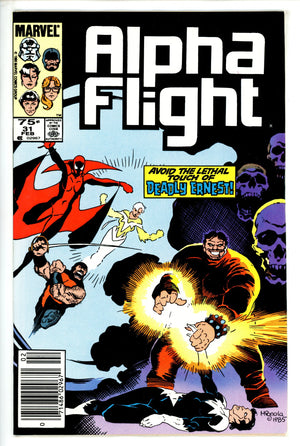 Alpha Flight Vol 1 31 Newsstand (1985)