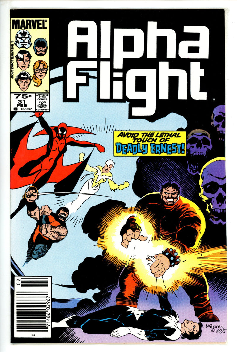 Alpha Flight Vol 1 31 Newsstand (1985)