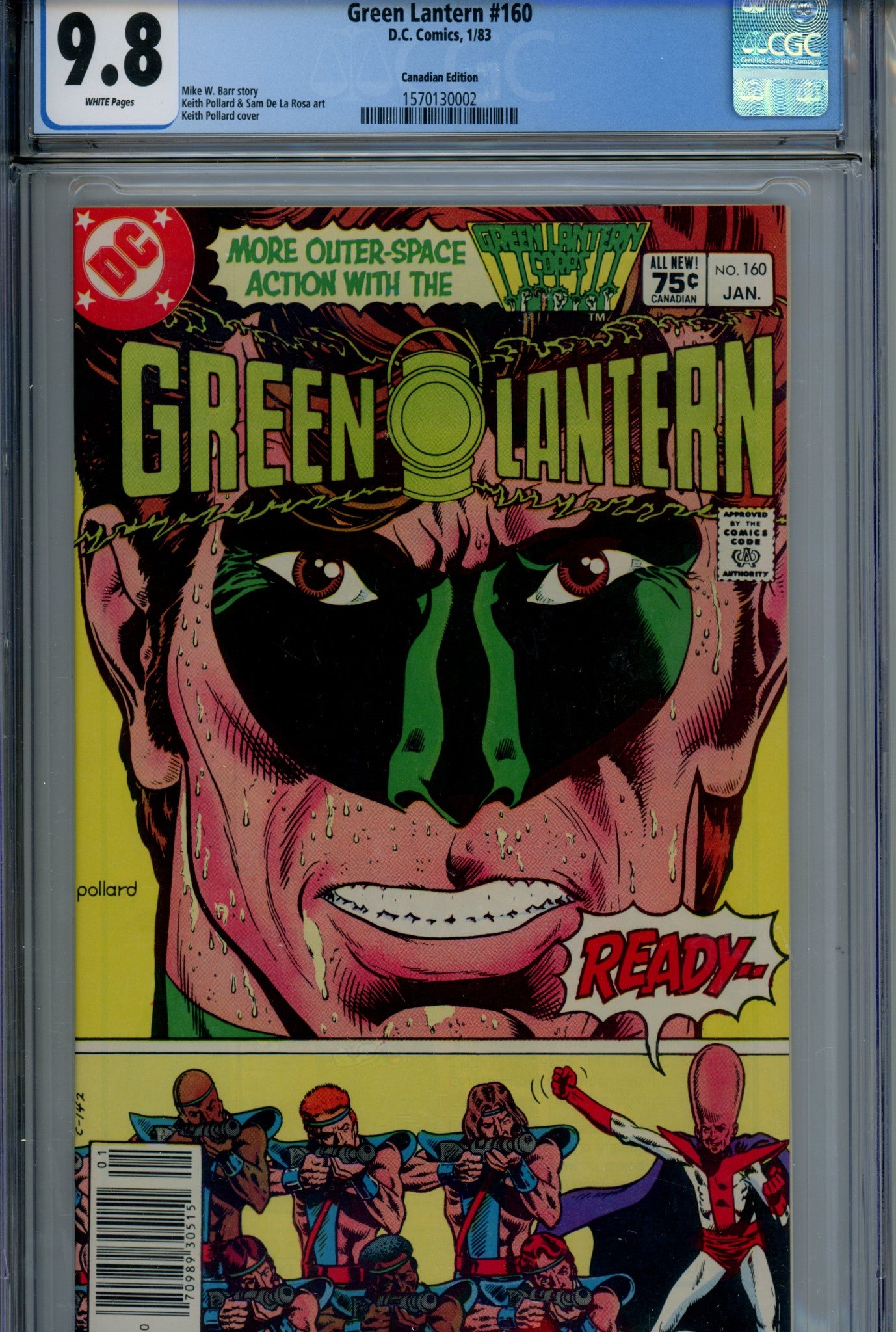 Green Lantern Vol 2 160 CGC 9.8 (1982)
