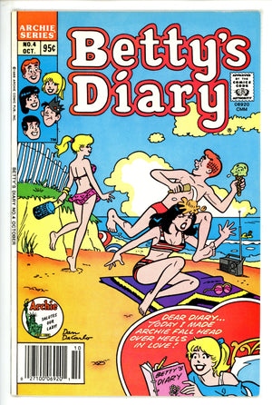 Betty's Diary 4 Canadian Price Variant FN/VF (1986)