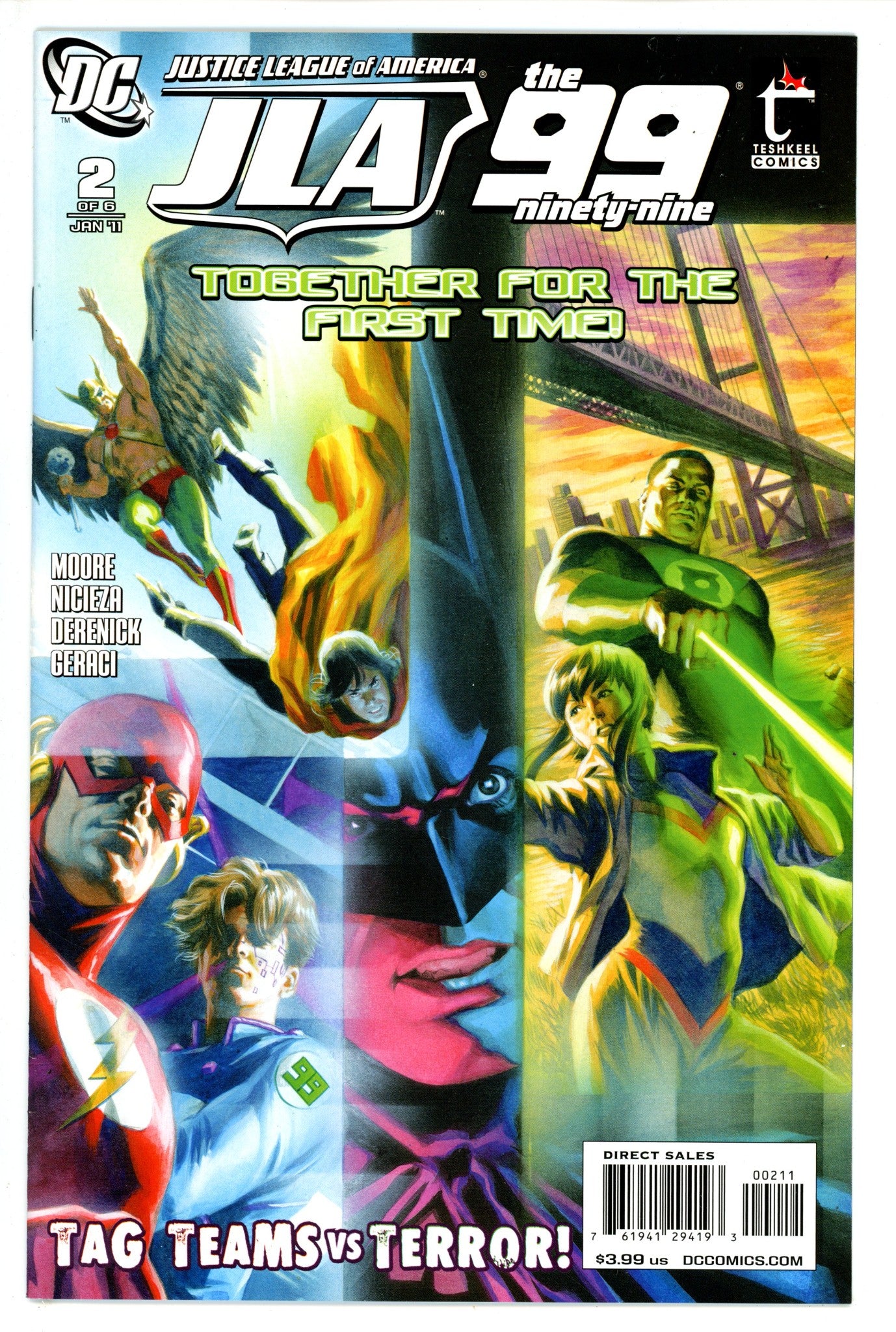 Justice League of America / The 99 2 (2011)