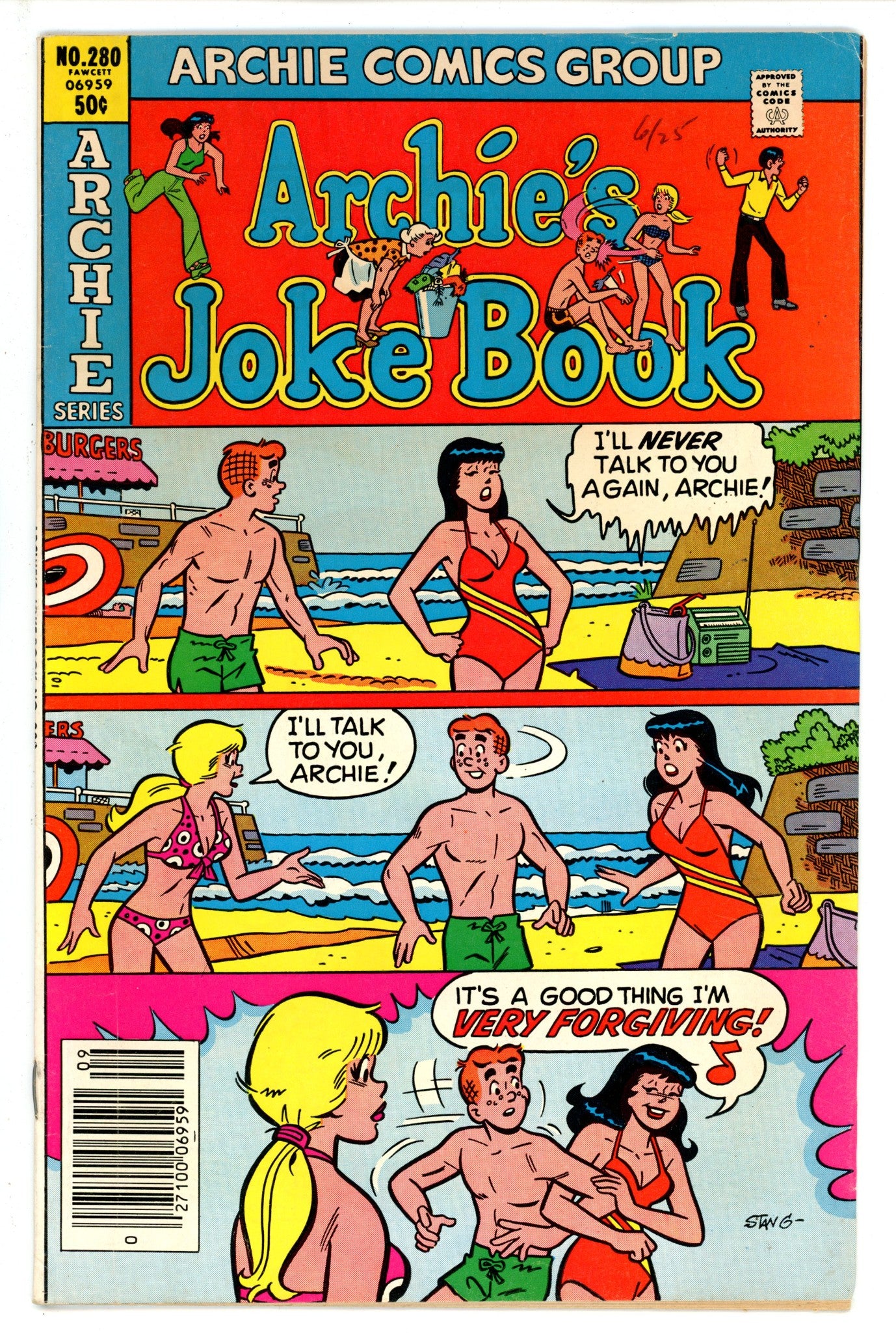 Archie's Joke Book Magazine 280 FN