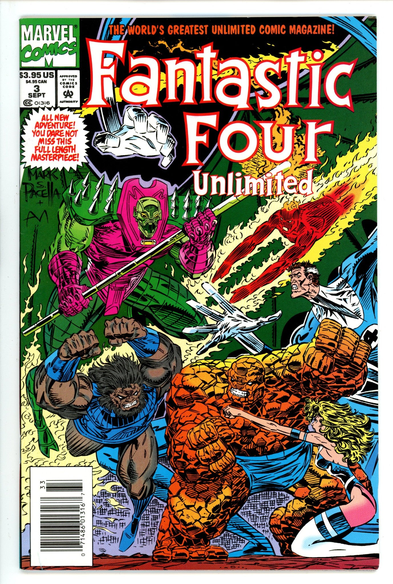 Fantastic Four Unlimited 3 Newsstand
