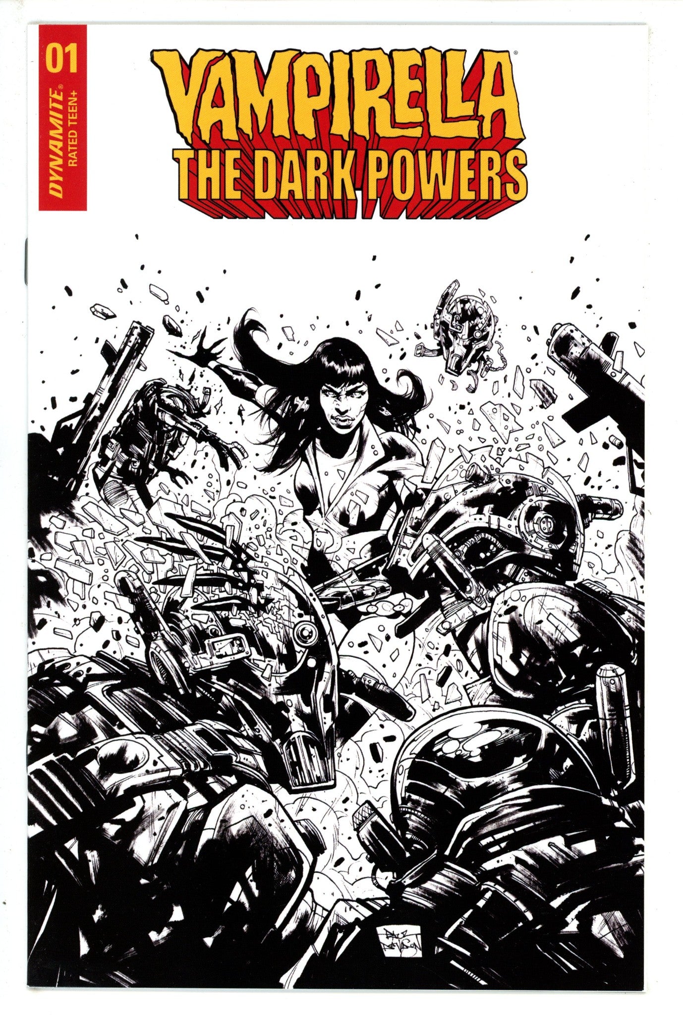 Vampirella: The Dark Powers 1 Davidson B&W Variant (2020)
