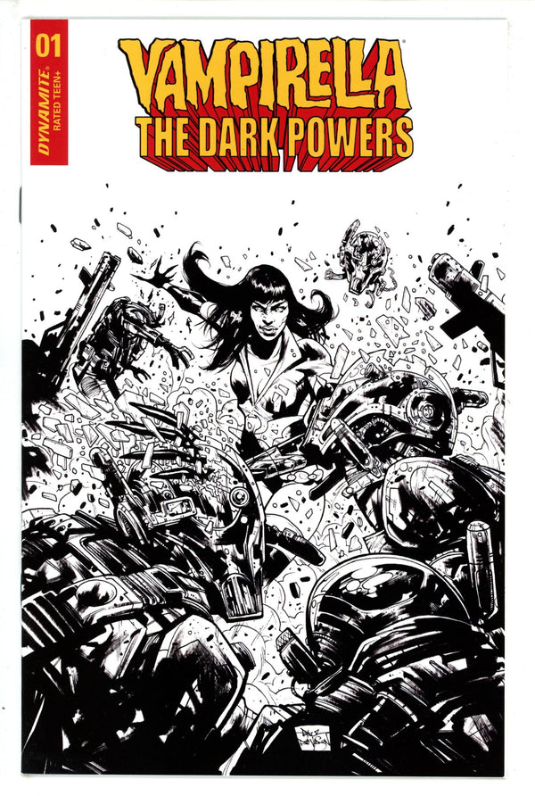 Vampirella: The Dark Powers 1 Davidson B&W Variant (2020)