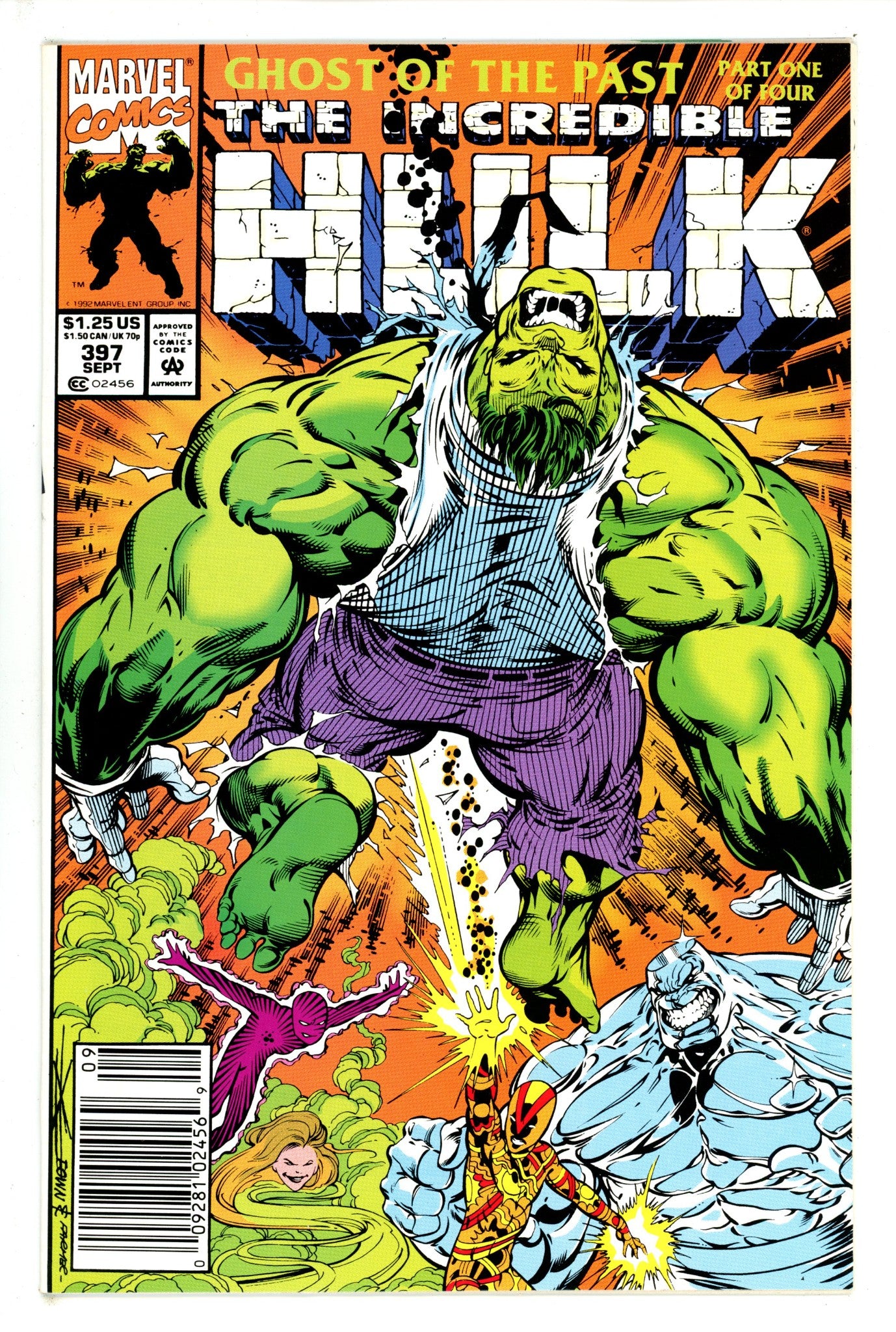 The Incredible Hulk Vol 1 397 Newsstand (1992)