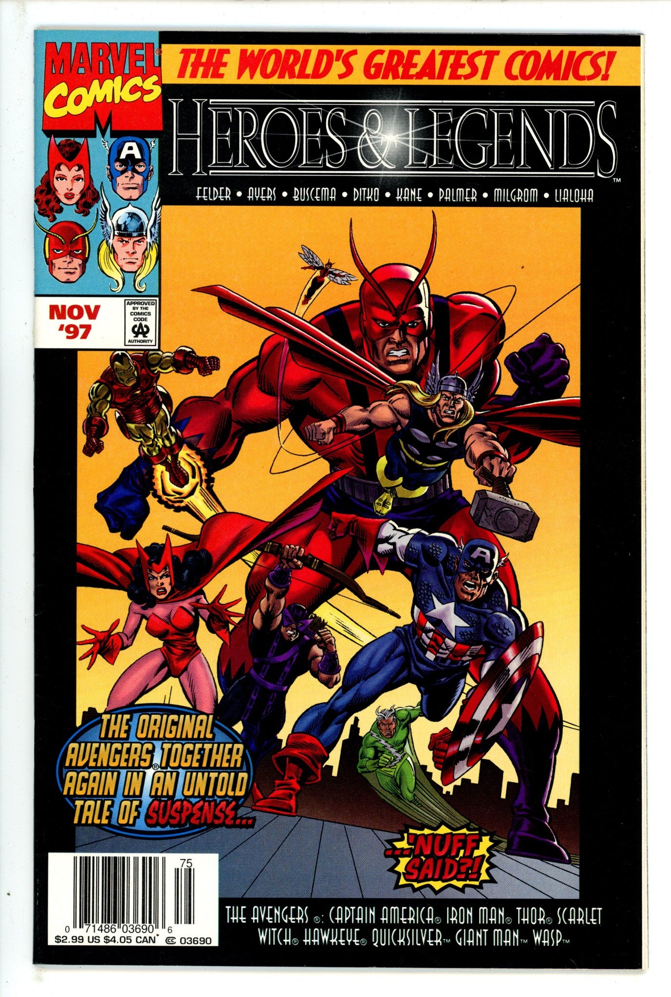 Marvel Heroes & Legends 1997 1 Newsstand VF/NM (1997)