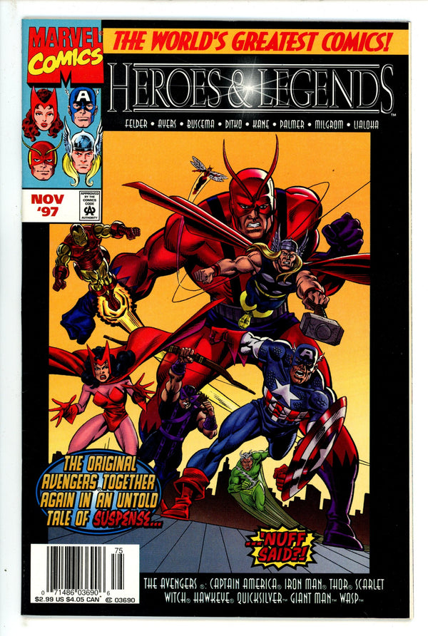 Marvel Heroes & Legends 1997 1 Newsstand VF/NM (1997)