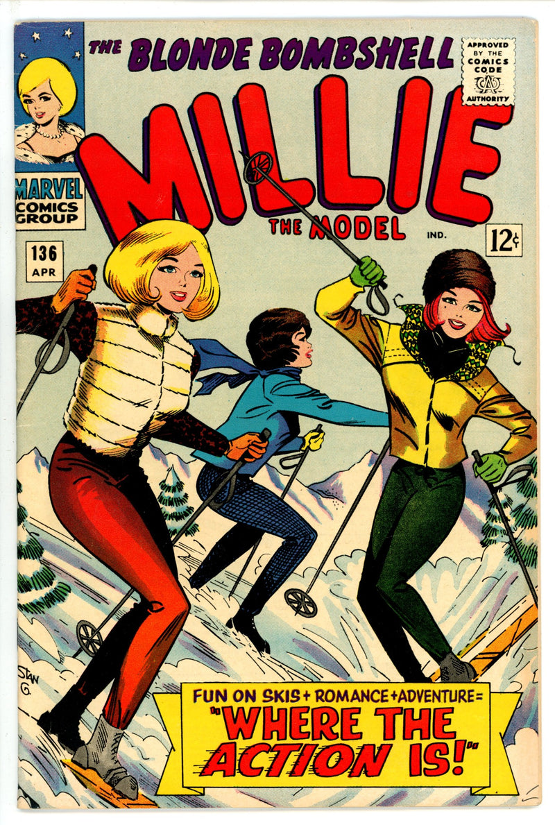 Millie the Model Comics 136 FN/VF (1966)