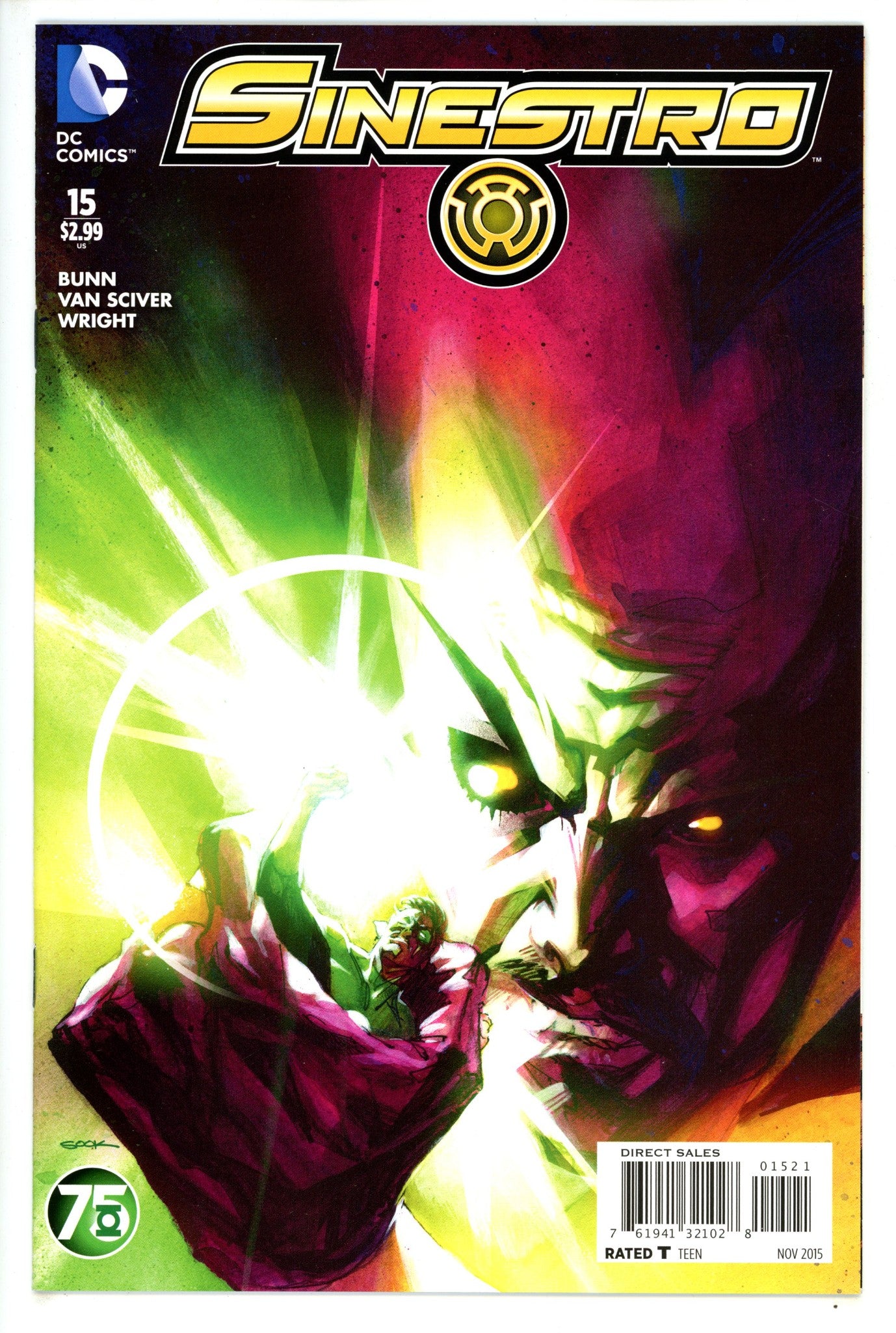 Sinestro 15 Sook Variant