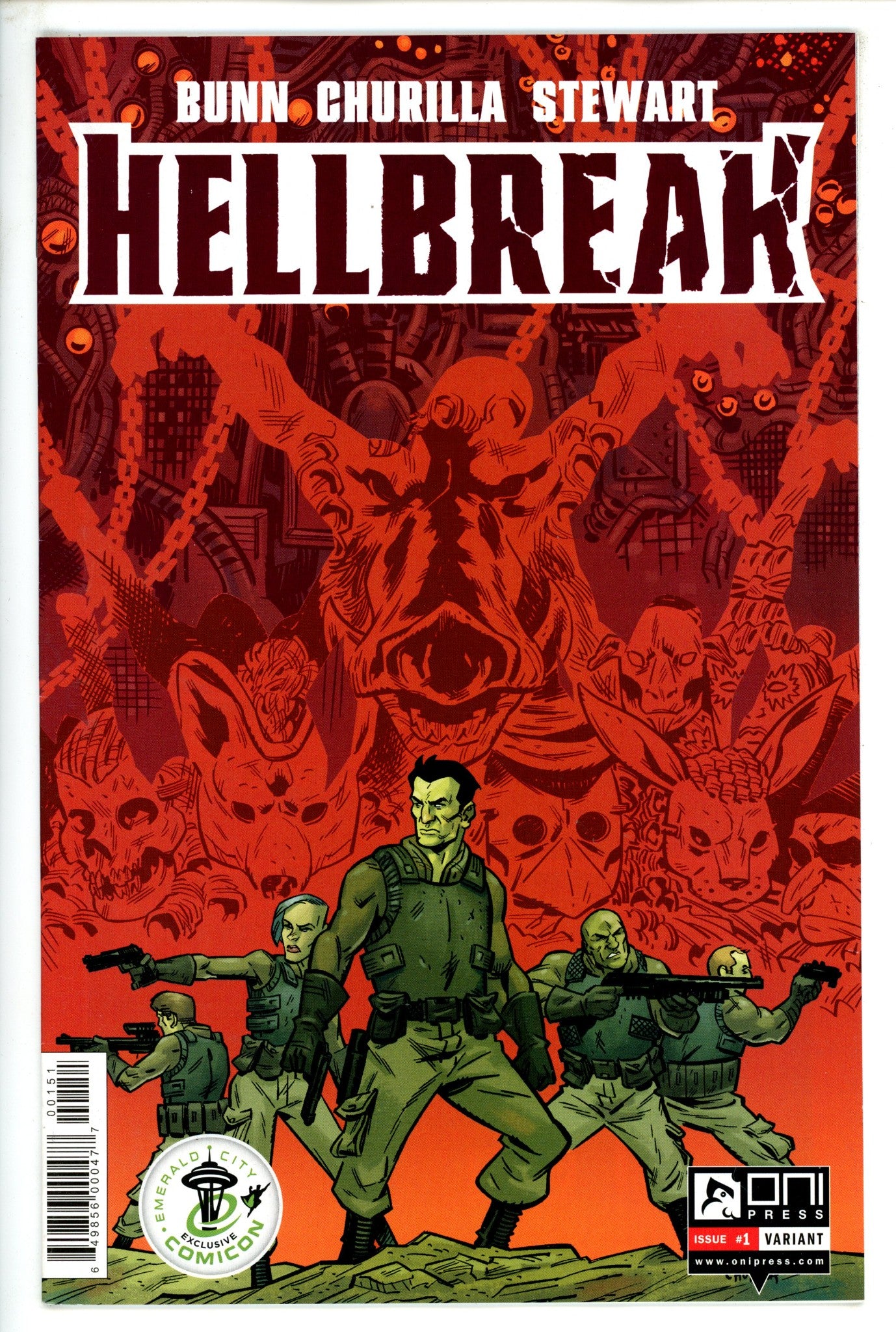 Hellbreak 1 Churilla Emerald City Exclusive Variant VF+ (2015)