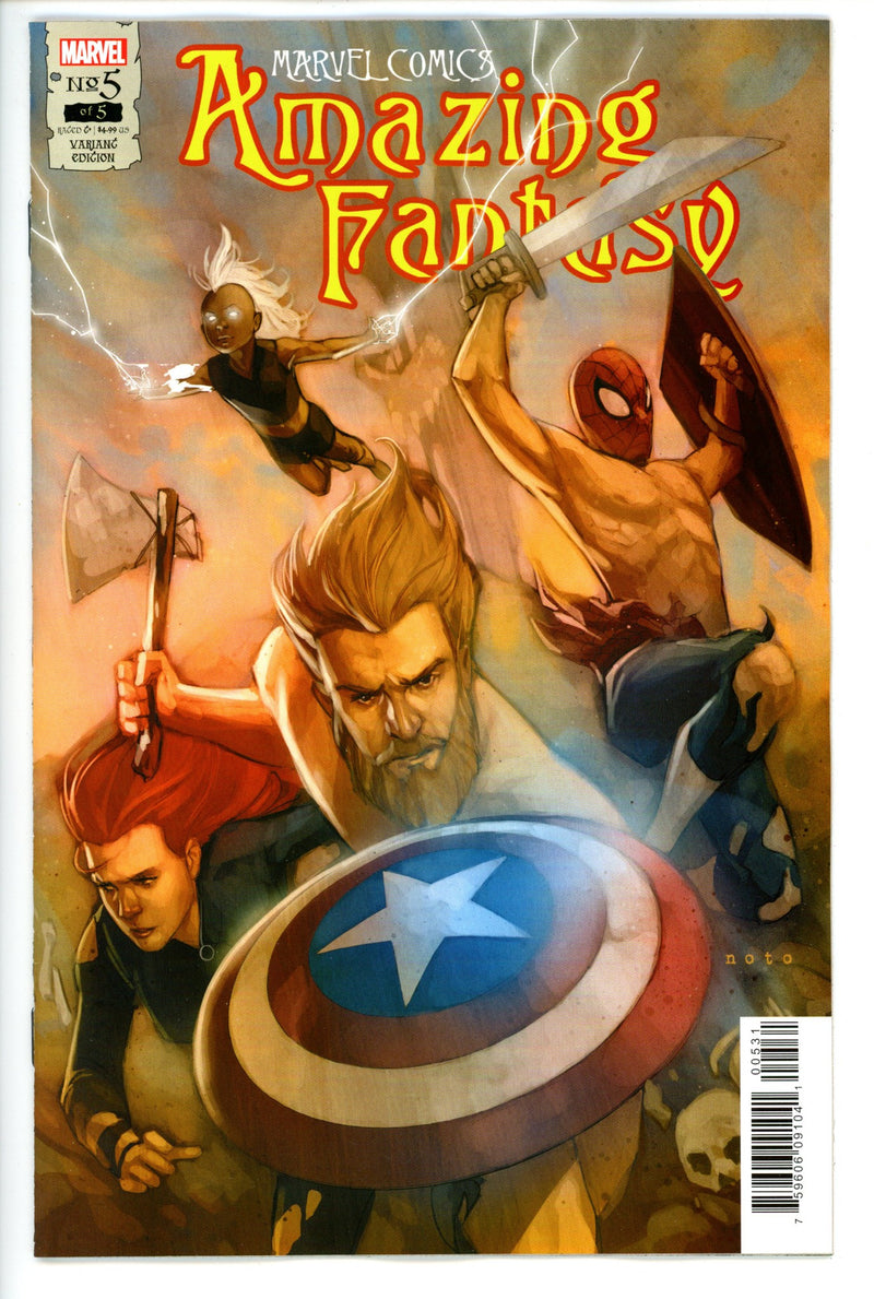 Amazing Fantasy Vol 3 5 Noto Variant NM+ (2021)