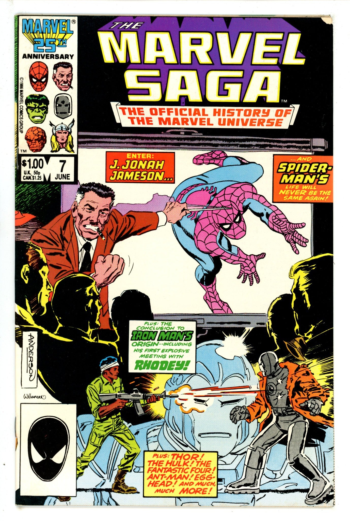 The Marvel Saga the Official History of the Marvel Universe 7 (1986)