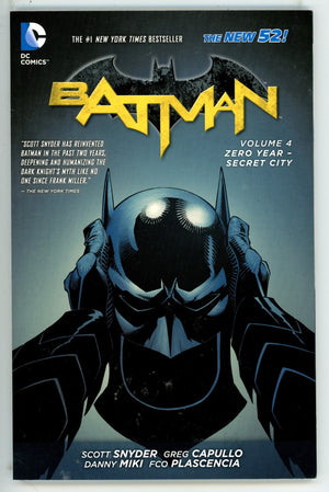 Batman Vol 4 Zero Year - Secret City TPB 3rd Print