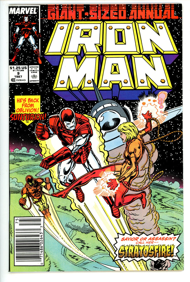 Iron Man Annual Vol 1 9 Newsstand