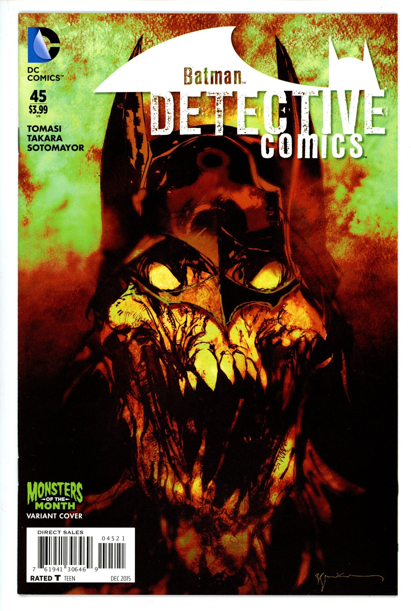 Detective Comics Vol 3 45 Sienkiewicz Variant
