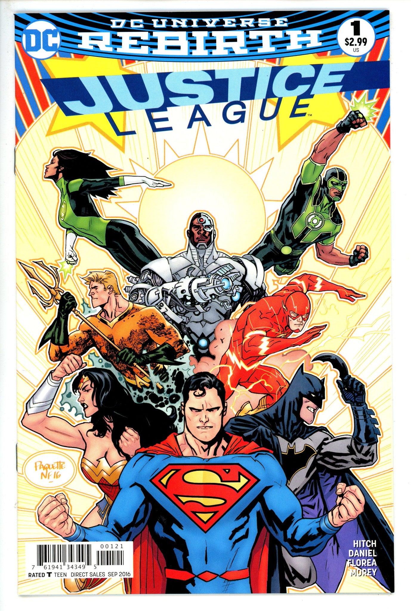 Justice League Vol 2 1 Paquette Variant