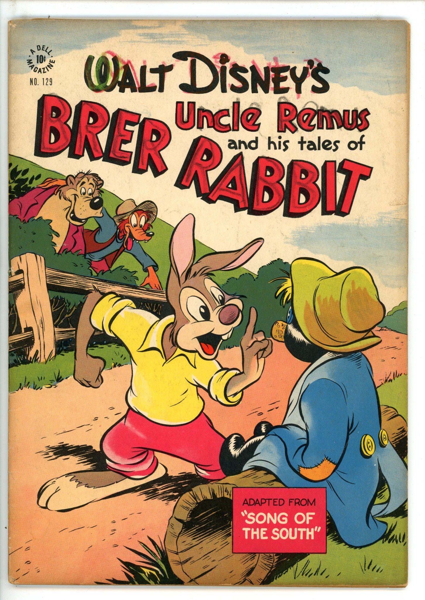 Four Color 129 Centrefold Detached FN- (1946)