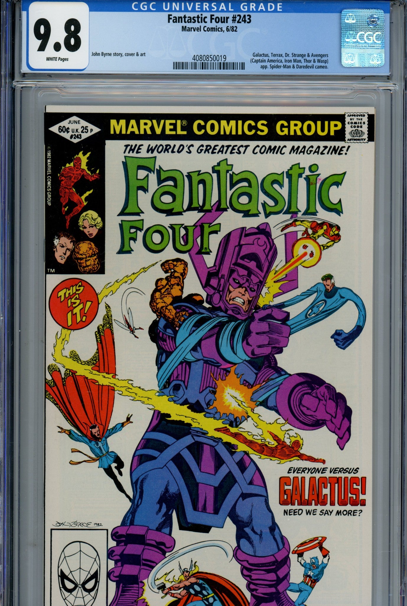 Fantastic Four Vol 1 243 CGC 9.8 (1982)