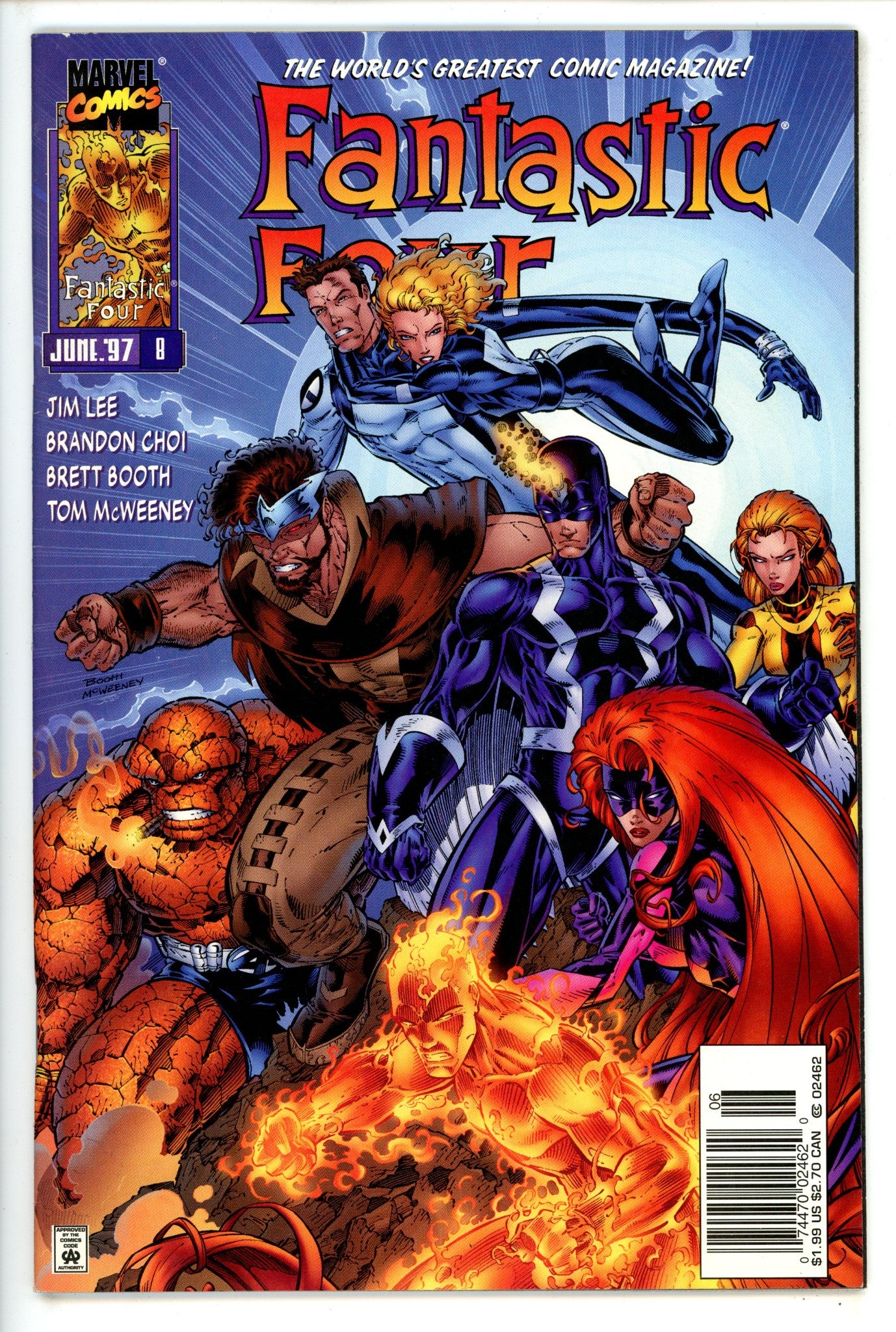 Fantastic Four Vol 2 8 Newsstand