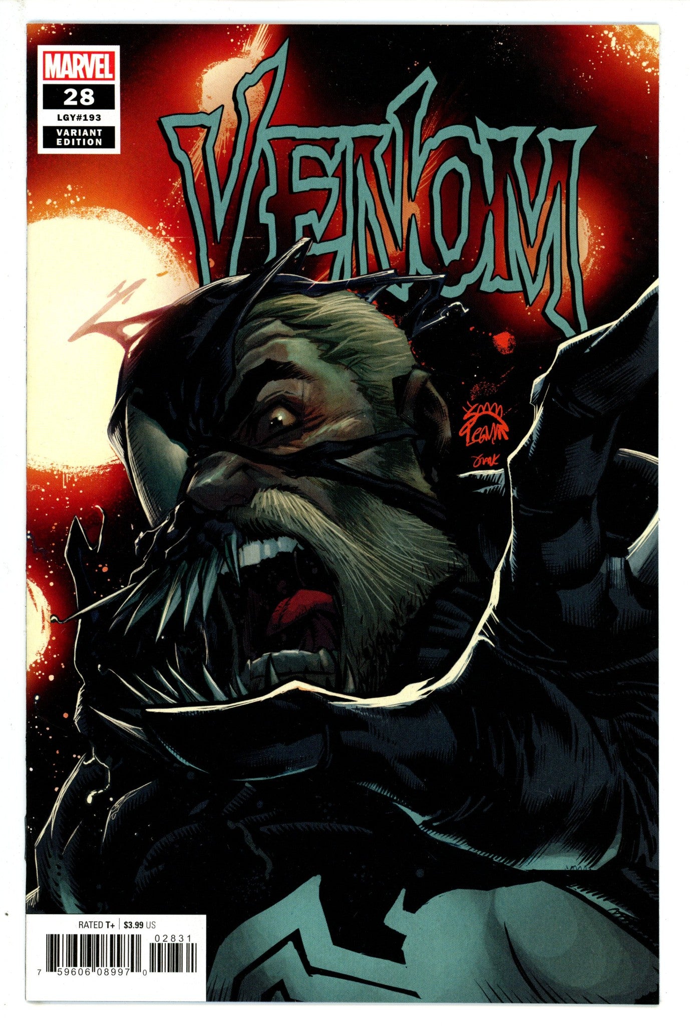 Venom Vol 4 28 (193) Stegman Variant (2020)