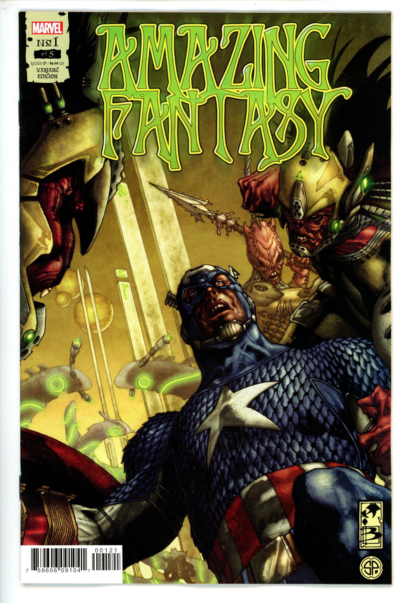 Amazing Fantasy Vol 3 1 Bianchi Variant NM+