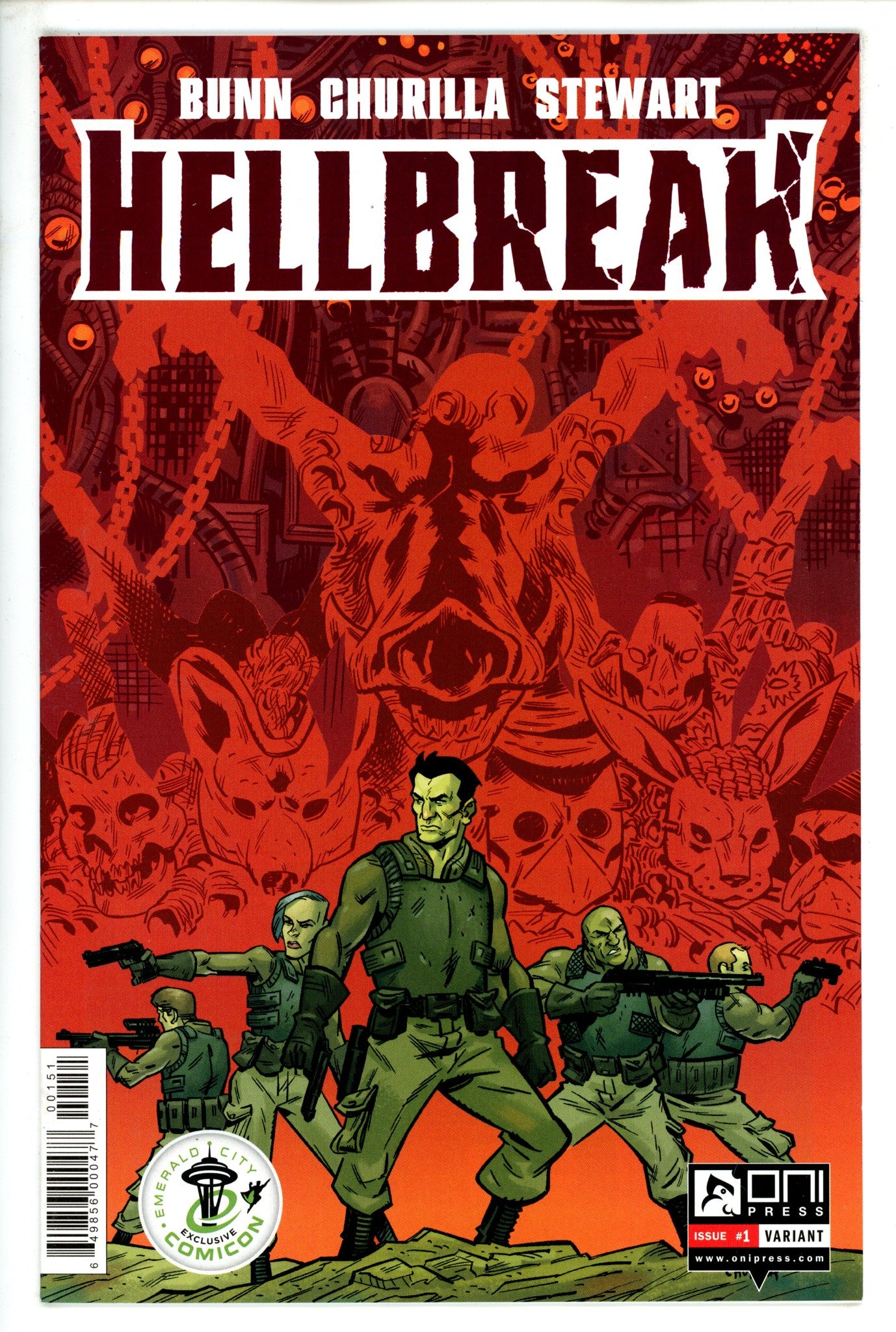 Hellbreak 1 Churilla Emerald City Exclusive Variant VF/NM (2015)