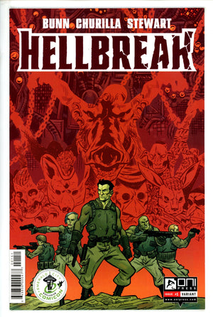 Hellbreak 1 Churilla Emerald City Exclusive Variant VF/NM (2015)