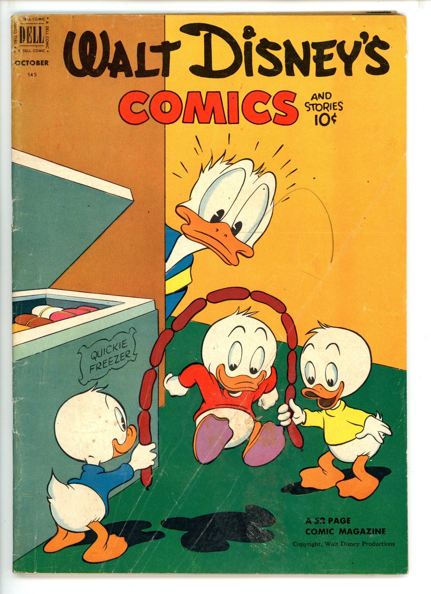Walt Disney's Comics and Stories Vol 13 1 (145) VG- (1952)