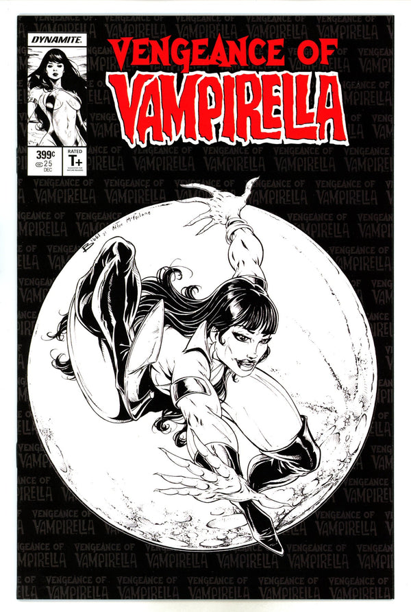 Vengeance of Vampirella Vol 2 25 Biggs B&W Variant