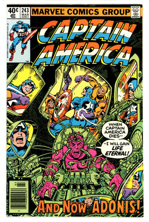 Captain America Vol 1 243 Newsstand