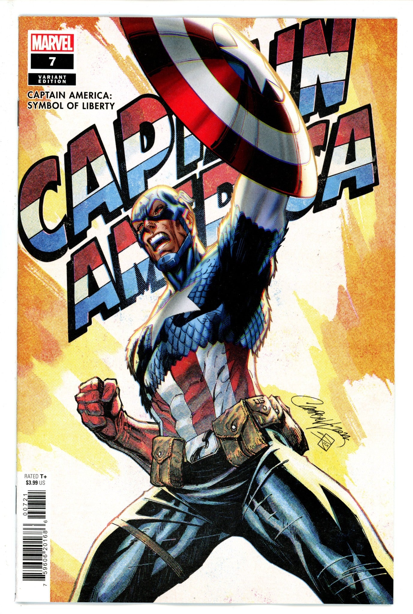 Captain America Sentinel of Liberty Vol 2 7 Campbell Variant