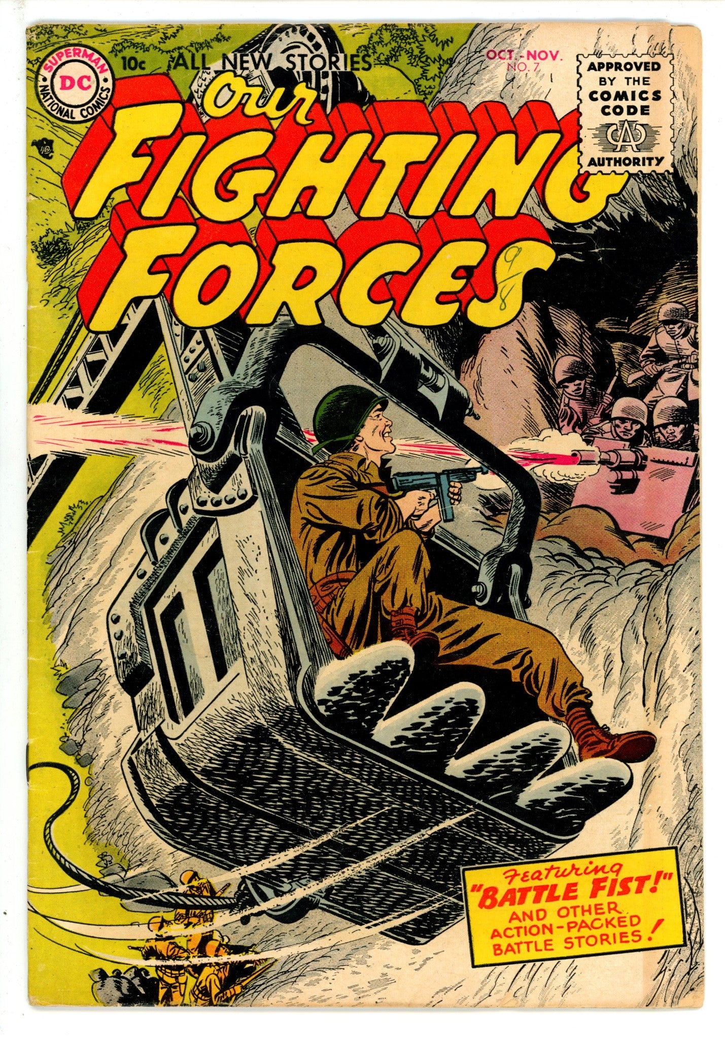 Our Fighting Forces 7 VG+ (1955)