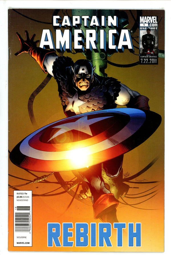 Captain America: Rebirth 1 Newsstand FN/VF (2011)