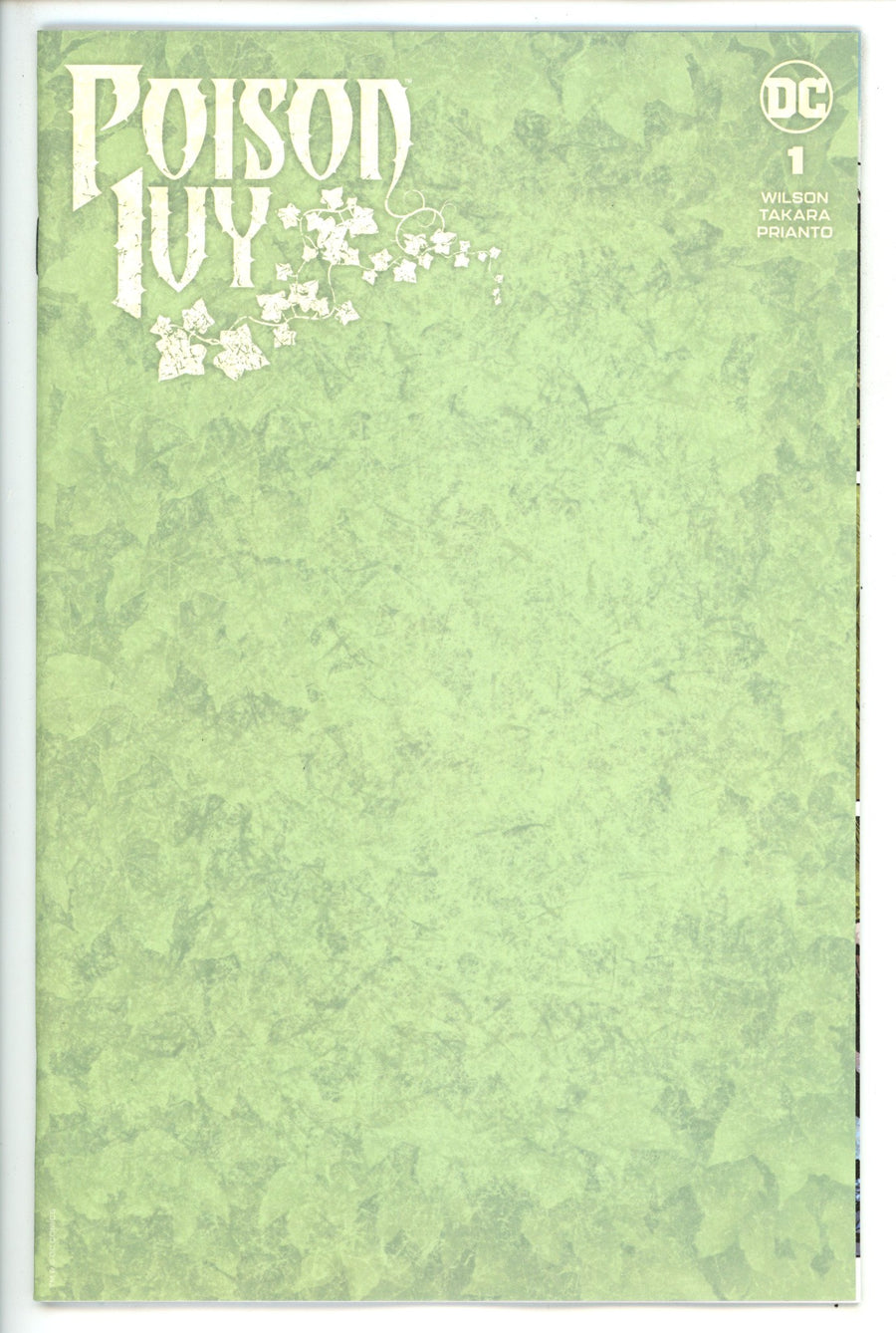 Poison Ivy Vol 1 1 Blank Variant