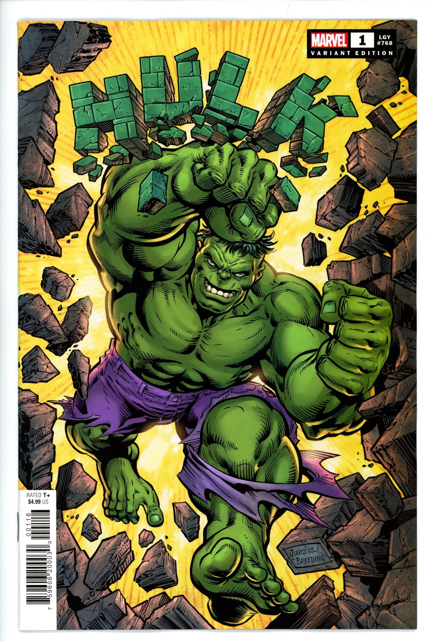 Hulk Vol 4 1 Jurgens Variant (2021)
