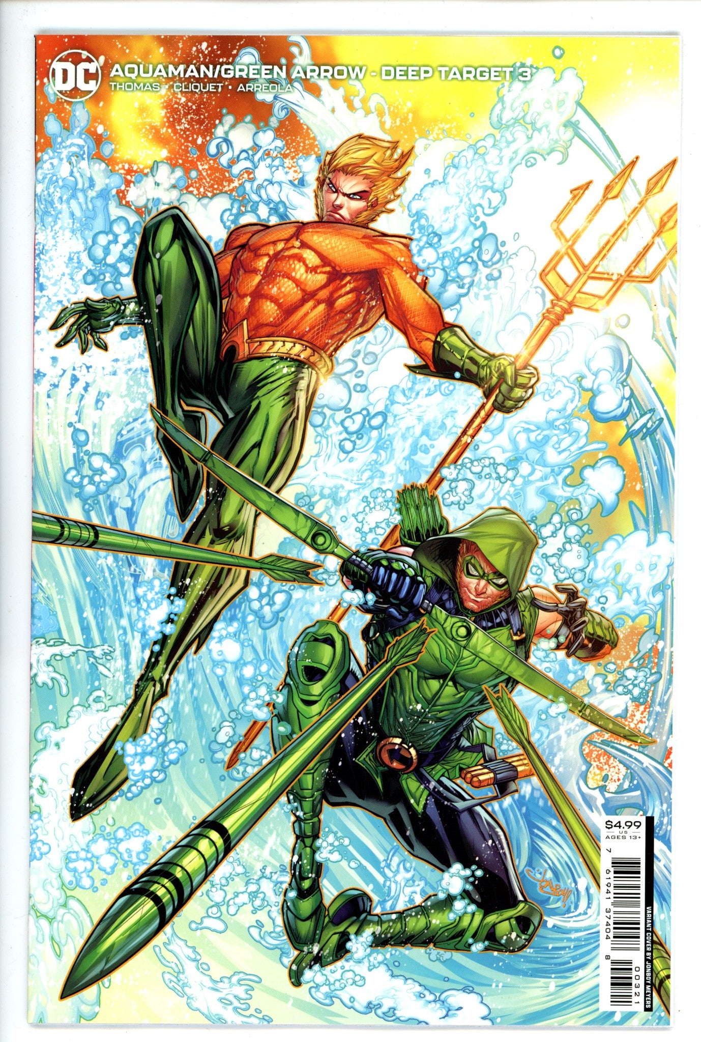 Aquaman / Green Arrow Deep Target 3 Meyers Variant (2021)