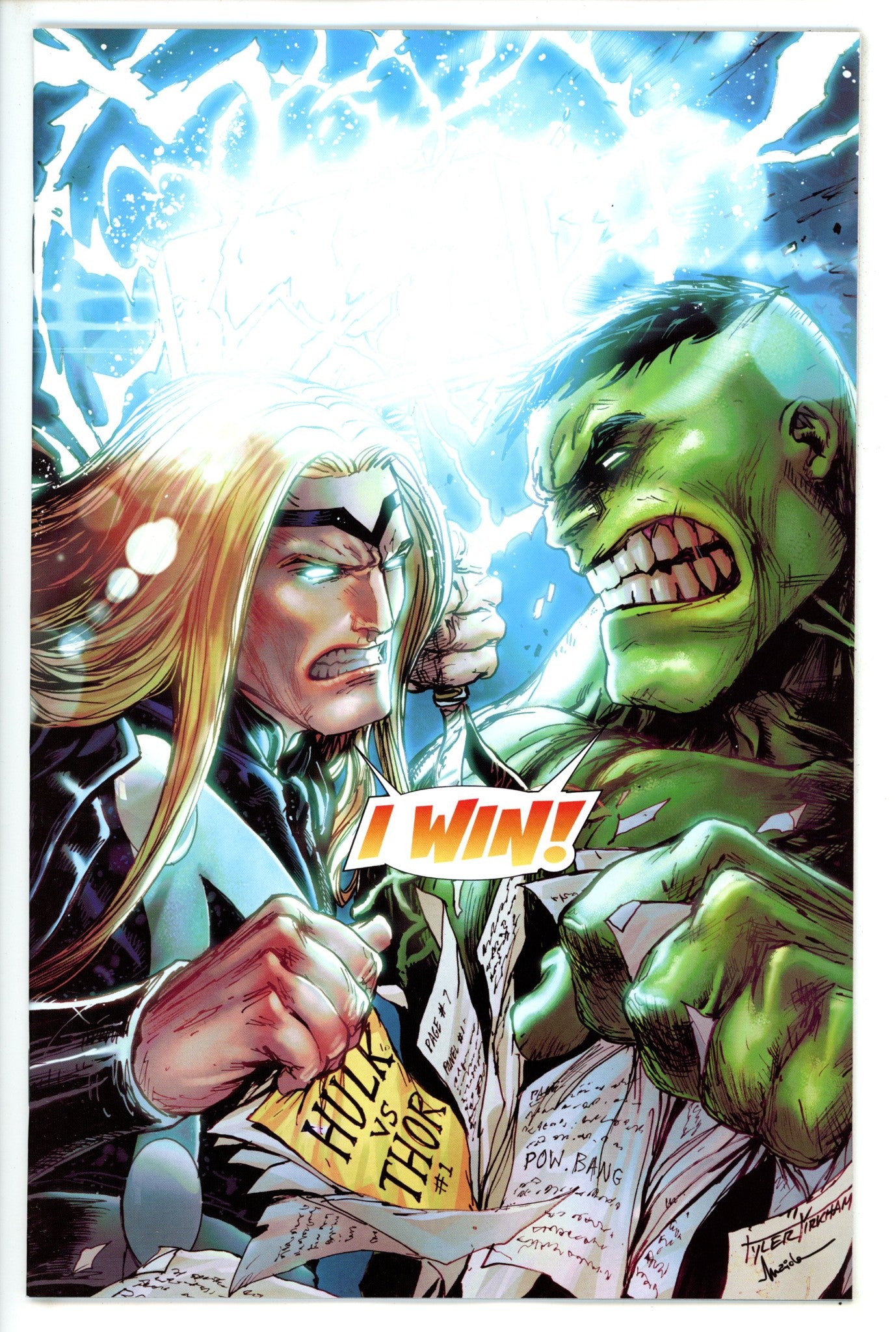 Hulk vs Thor Banner of War 1 Kirkham Virgin Variant