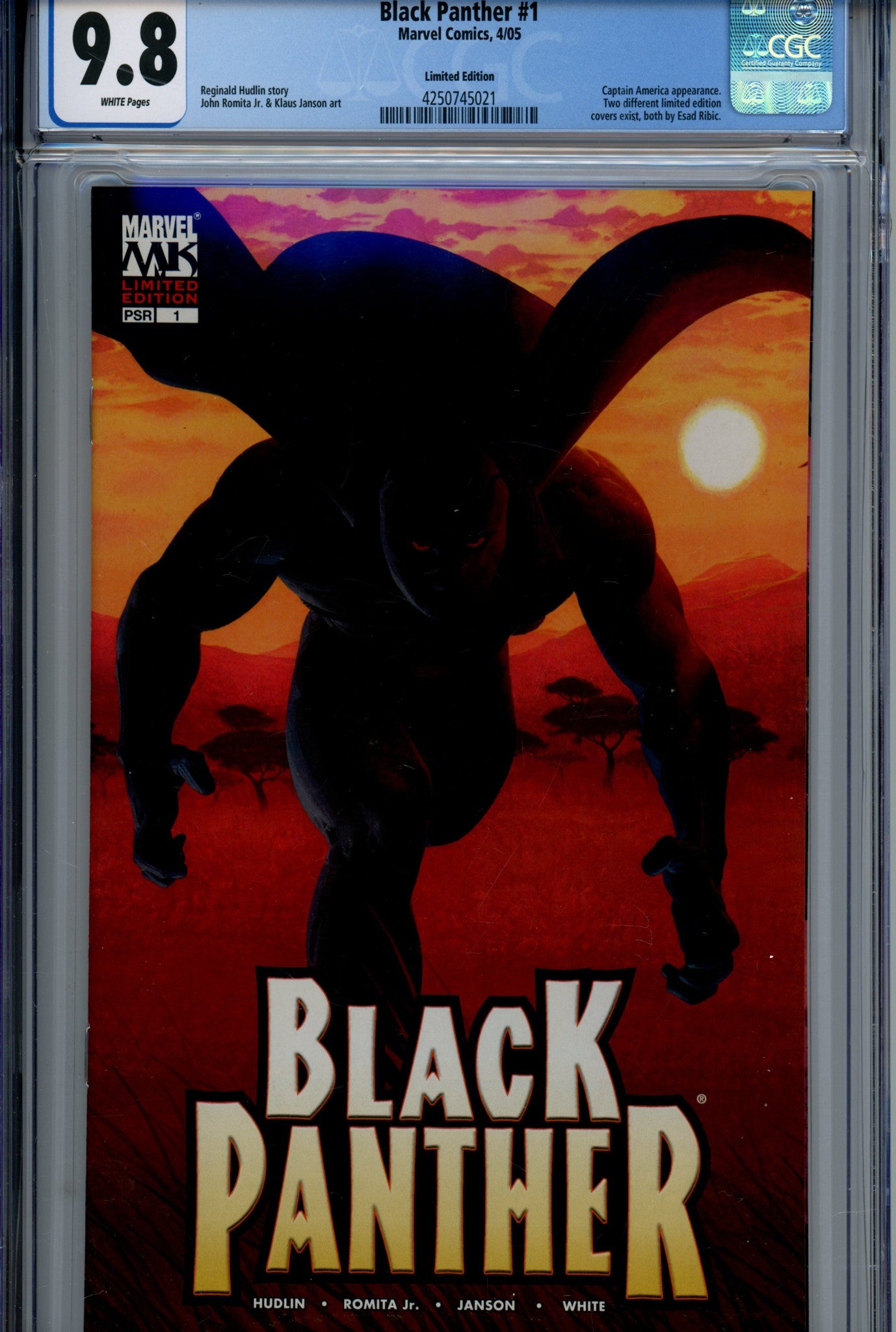 Black Panther Vol 4 1 CGC 9.8 (2005)