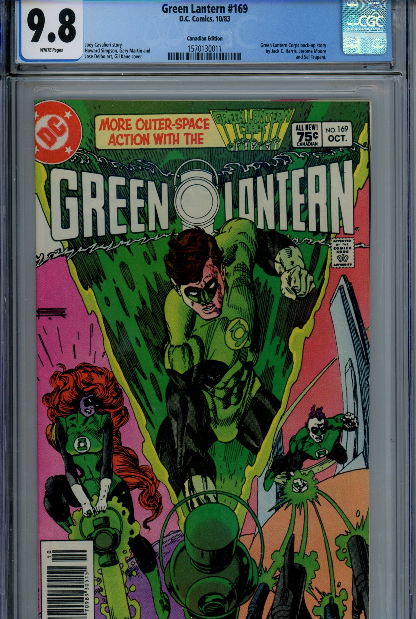Green Lantern Vol 2 169 CGC 9.8 (1983)