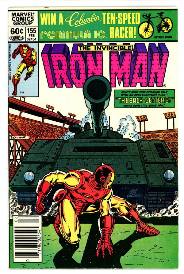 Iron Man Vol 1 155 Newsstand