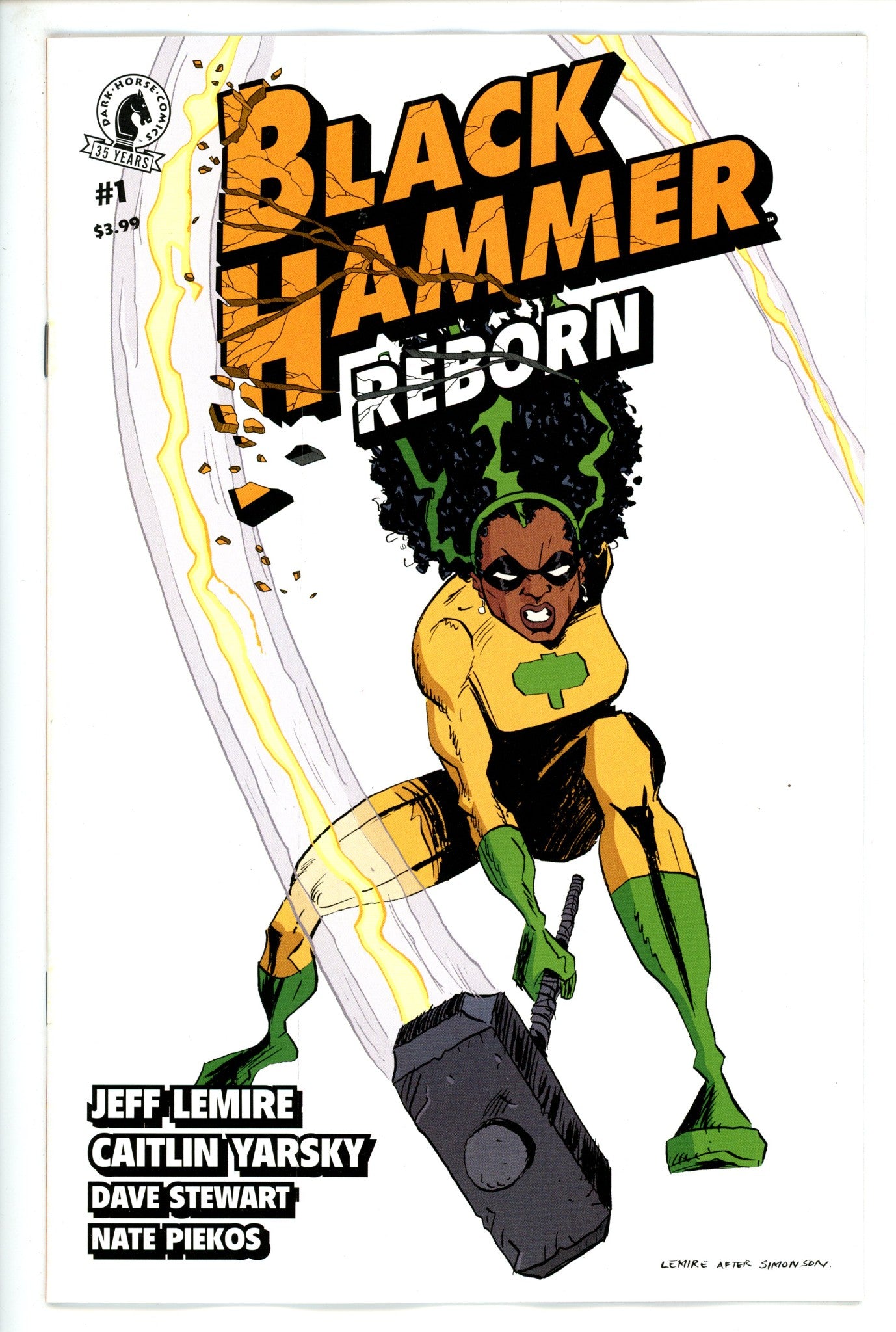 Black Hammer Reborn 1 Lemire Variant (2021)