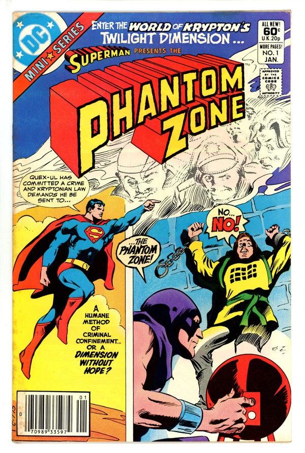 The Phantom Zone 1 Newsstand FN/VF (1982)