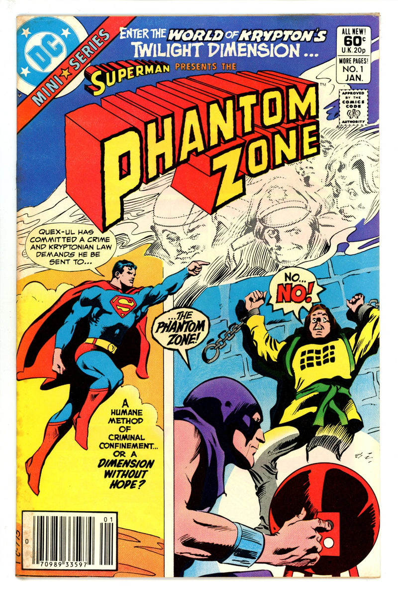 The Phantom Zone 1 Newsstand FN/VF (1982)