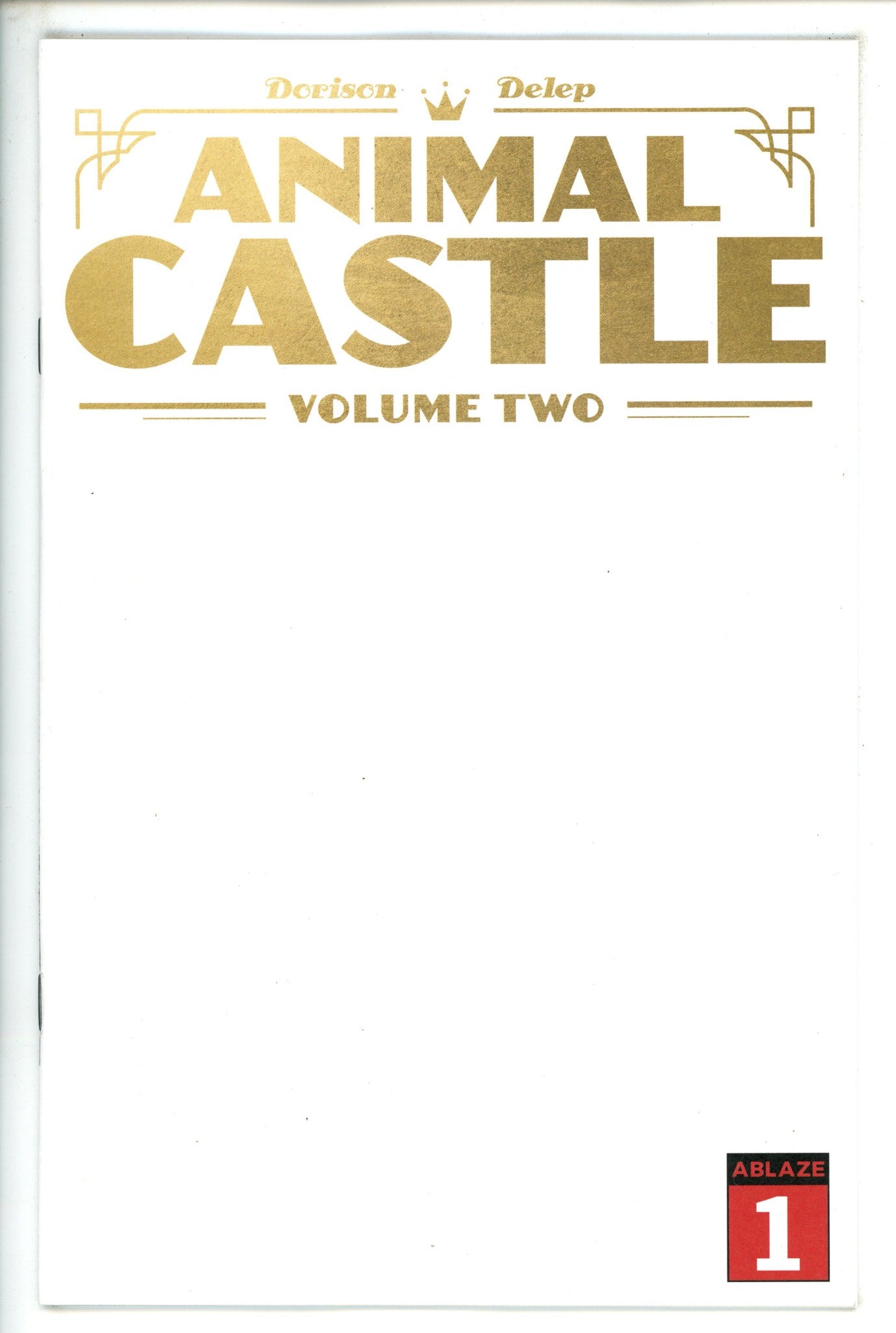 Animal Castle Vol 2 1 Blank Variant (2023)