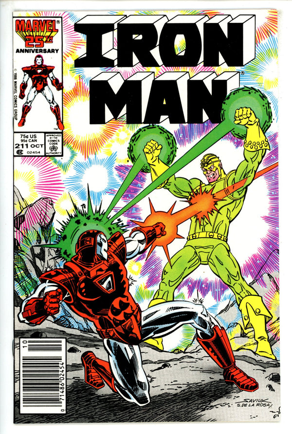 Iron Man Vol 1 211 Newsstand
