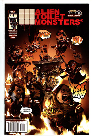 Alien Toilet Monsters [nn] Comic Block Variant (2018)