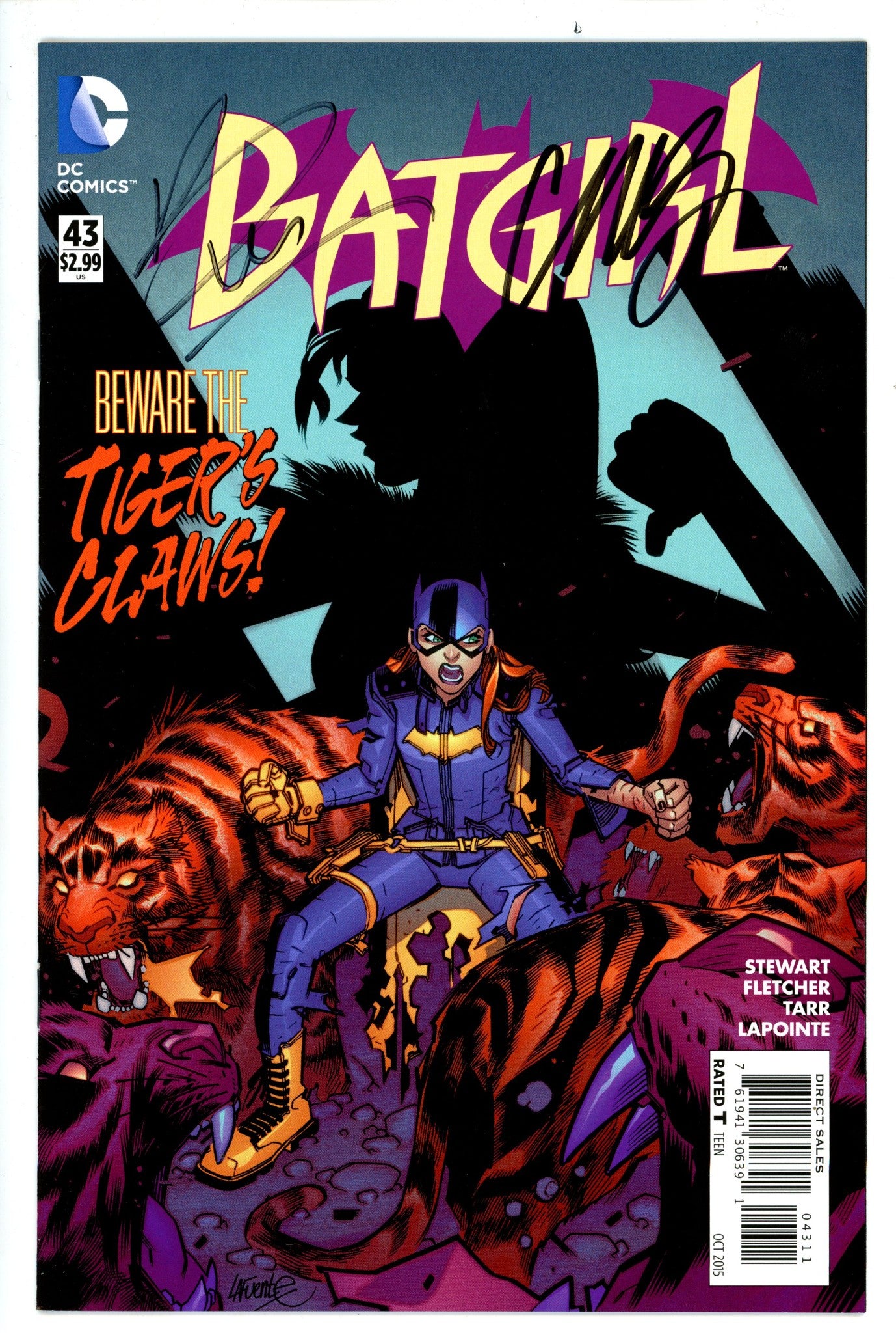 Batgirl Vol 4 43 Signed Stewart / Tarr