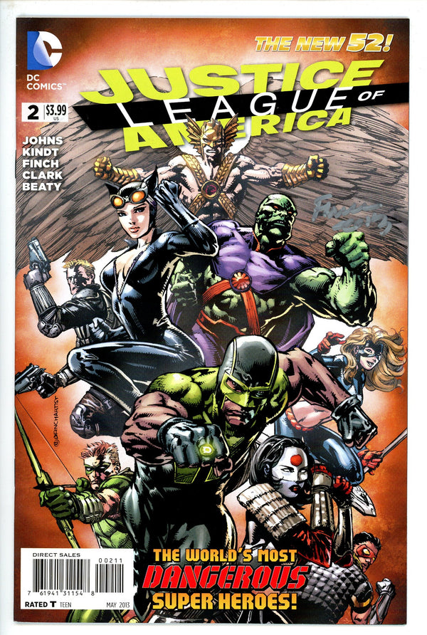 Justice League of America Vol 3 2 Finch Variant