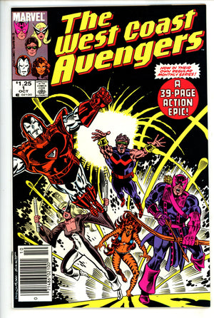 West Coast Avengers Vol 2 1 Newsstand VF/NM